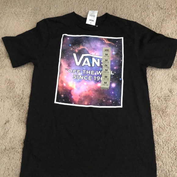 NWT boys Vans shirt size M 10/12 - Picture 1 of 3